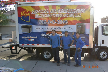 Air-zona Air Conditioning, Heating & Ventilation L.L.C. card image